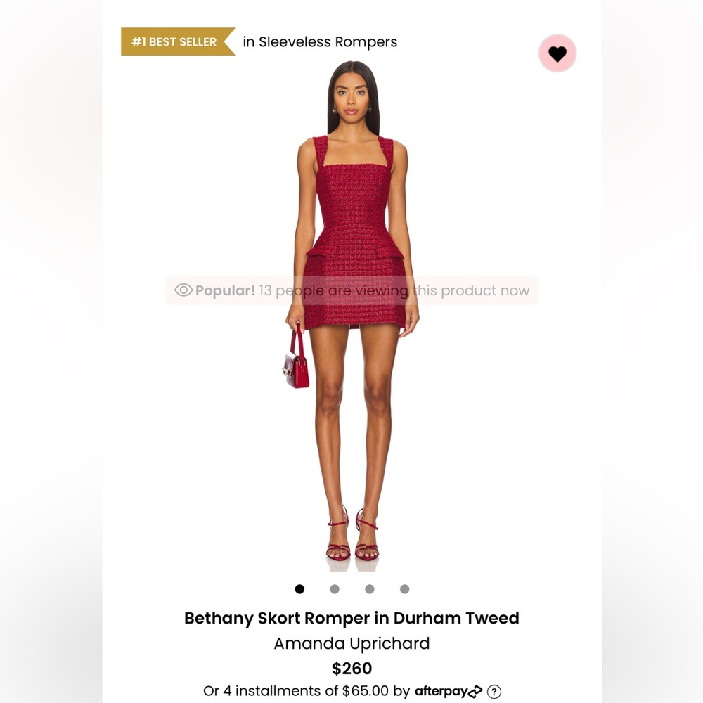 Amanda Upichard Bethany skirt romper